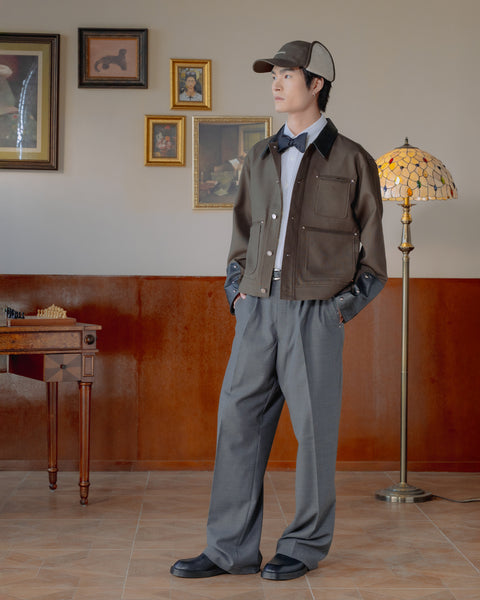 Hustler Work Jacket Brown