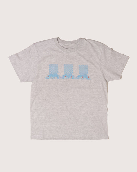 GIRAGIRA Chess Tee Grey